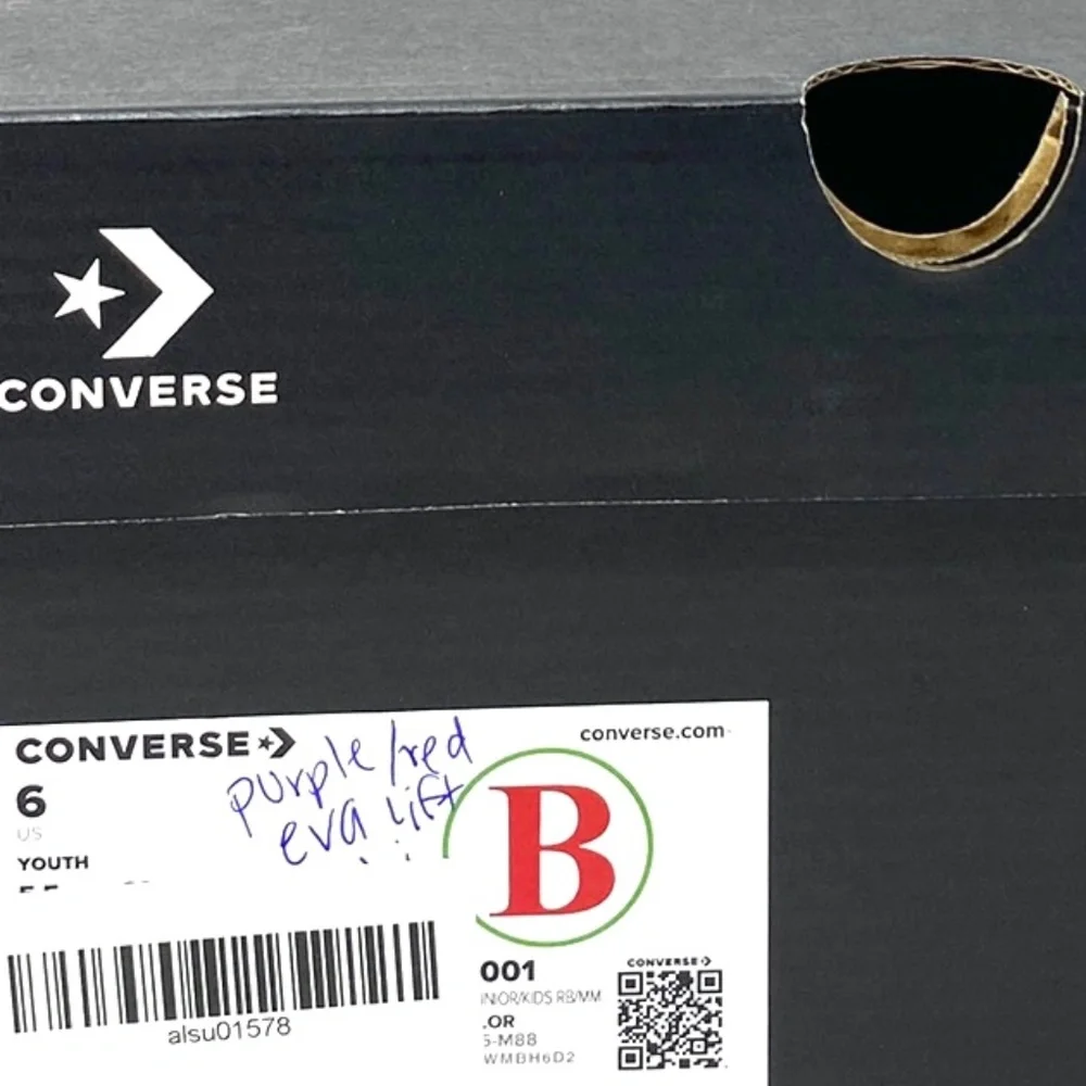 Converse Ctas Lift Platform Sneaker Skate Women Casual Violet Canvas A04753C-WVF